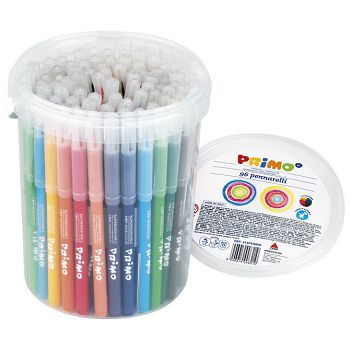 Flomaster školski  96boja (12bojax8kom) u pp kantici Primo 614PEN96B