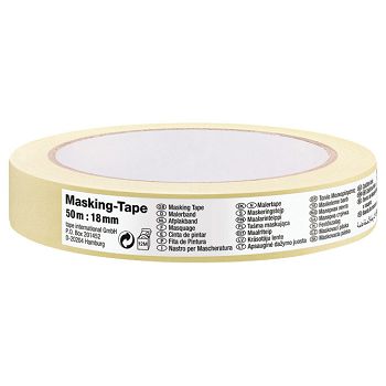 Traka ljepljiva krep 18 mm/50m Universal budget Tesa 8254