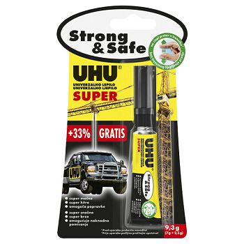 Ljepilo trenutačno  7g Super Strong&Safe UHU blister