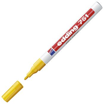 Marker permanentni lakirajući 1-2 mm Edding 751 žuti