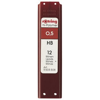 Mine 0,5 mm HB polymer 1tuba Rotring S0312650