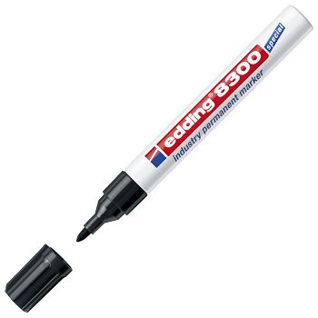 Marker industrijski permanentni 1,5-3 mm Edding 8300 crni