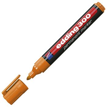 Marker permanentni 1,5-3 mm okrugli vrh Edding 300 narančasti