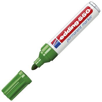 Marker permanentni 3-4 mm Edding 550 zeleni