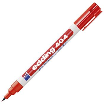 Marker permanentni 0,75 mm Edding 404 crveni