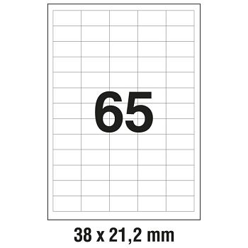 Etikete ILK  38x21,2 mm pk100L Zweckform 3666