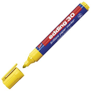 Marker briljant za papir 1,5-3 mm Edding 30 žuti