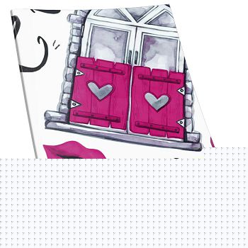 Teka meki uvez A4 karo 40L 80g glitter Connect sortirani motivi