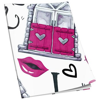 Teka meki uvez A5 crte 40L 80g glitter Connect sortirani motivi