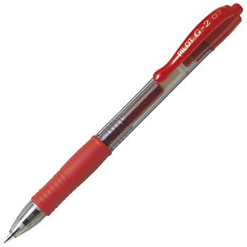 Roler gel grip 0,7 mm G2 Pilot BL-G2-7-R crveni