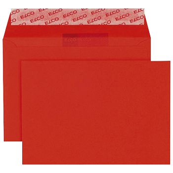 Kuverte u boji C6 strip pk25 ELCO crvene