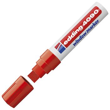 Marker-kreda za staklo 4-15mm Edding 4090 crveni