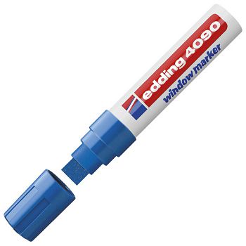 Marker-kreda za staklo 4-15mm Edding 4090 plavi