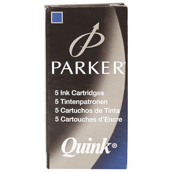 Tinta za nalivpero patrone pk5 Parker 1950384 plava 