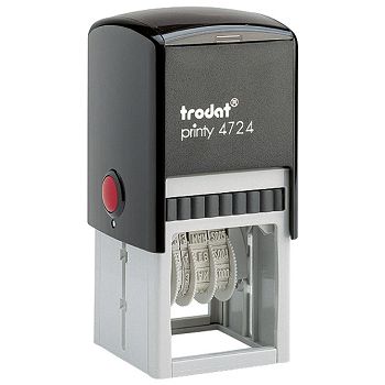 Printy-Datumar H-3 mm+tekst ploča 40x40 mm Trodat 4724
