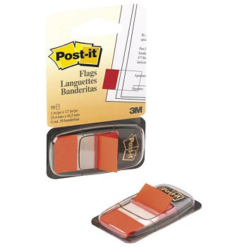 Zastavica 25,4x43,2 mm 50L Post-it 3M.680-4 narančasta blister