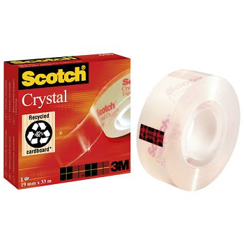 Traka ljepljiva nevidljiva 19 mm/33m Scotch Crystal-600 3M.