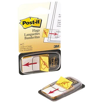 Zastavica 25,4x43,2 mm 50L Post-it 3M.680-31 Sign žuta blister