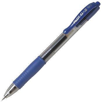 Roler gel grip 0,7 mm G2 Pilot BL-G2-7-L plavi