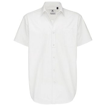 Košulja muška kratki rukavi B&C Sharp 130g bijela 2XL!!