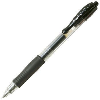 Roler gel grip 0,5 mm G2 Pilot BL-G2-5-B crni