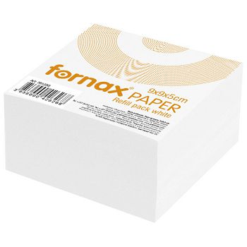 Papir za kocku 9x9x5 cm Fornax bijeli