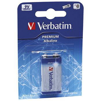 Baterija alkalna 9V Verbatim 49924 blister