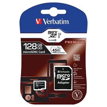 Kartica memorijska micro SDXC 128GB Verbatim 44085 blister