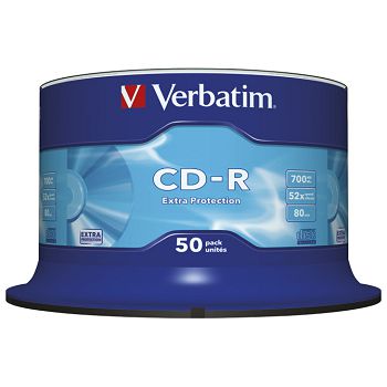 CD-R 700/80 52x spindl Extra protection pk50 Verbatim 43351