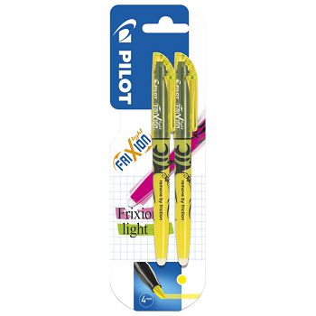 Signir 3,8 mm tekući Frixion light piši-briši pk2 Pilot žuti blister!!
