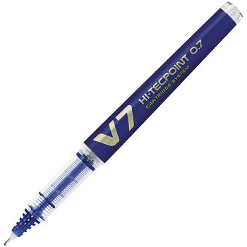 Roler 0,7 mm Hi-Tecpoint V7 Cartridge Begreen Pilot BXC-V7-BG plavi - set refila GRATIS!!