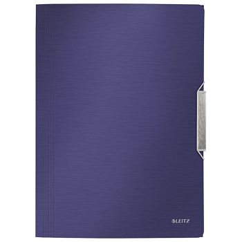 Fascikl klapa s gumicom pp A4 Style Leitz 39770069 tamnoplavi