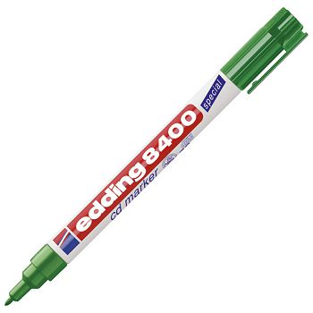 Marker za CD/DVD permanentni 0,5-1 mm Edding 8400 zeleni
