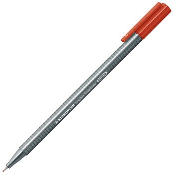 Flomaster fineliner 0,3mm Triplus Staedtler 334-2 crveni