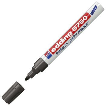 Marker industrijski lakirajući 2-4 mm Edding 8750 crni