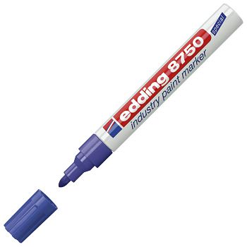Marker industrijski lakirajući 2-4 mm Edding 8750 plavi