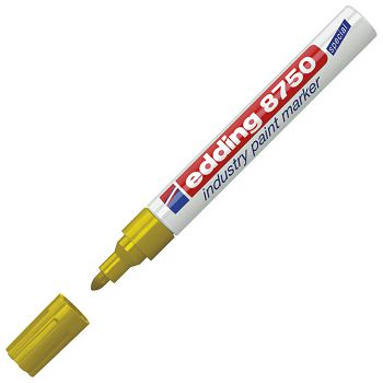 Marker industrijski lakirajući 2-4 mm Edding 8750 žuti