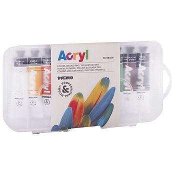 Boja akrilna  18ml aluminijska tuba 10boja Primo 405TA10SP