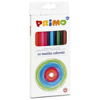 Boje drvene  12boja Primo 503MAT12E blister