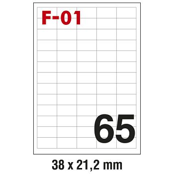 Etikete ILK  38x21,2 mm pk100L Fornax F-01