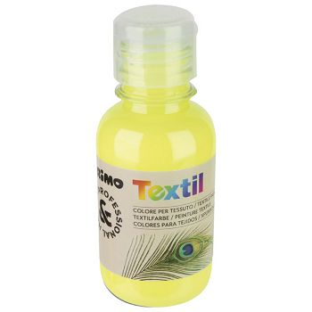 Boja tempera za tekstil 125ml Primo 410TXF125210 fluorescentno žuta