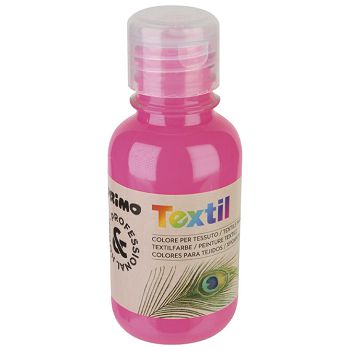 Boja tempera za tekstil 125ml Primo 410TXF125370 fluorescentno roza