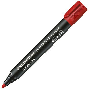 Marker permanentni 2 mm Lumocolor Staedtler 352-2 crveni