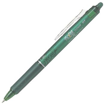 Roler gel 0,7 mm Frixion ball clicker piši-briši Pilot BLRT-FR7-G zeleni