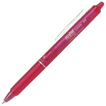 Roler gel 0,7 mm Frixion ball clicker piši-briši Pilot BLRT-FR7-P rozi
