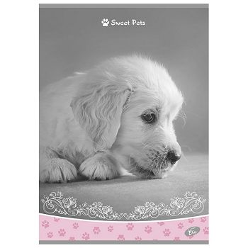 Teka meki uvez A4 crte 40+2L 80g Sweet pets Elisa sortirani motivi