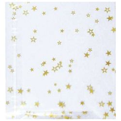 Vrećice ukrasne celofan 11,5x19 cm sa zvjezdicama pk10 Heyda 20-30892 51 prozirne