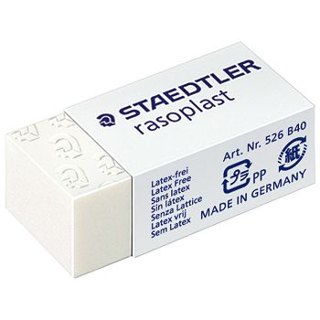 Gumica Rasoplast Staedtler 526 B40 bijela-KOMAD