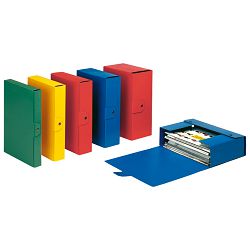 Mapa s gumbom hrbat-100 mm A4 Eurobox Esselte C3018/390330180 zelena!!