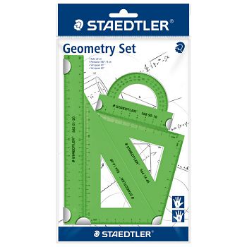 Geometrijski set 1/4 Staedtler 569 PB4N18 sortirano blister